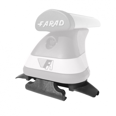 Barres de toit FARAD AERODYNAMIC SILVER LUX LX cm. 100