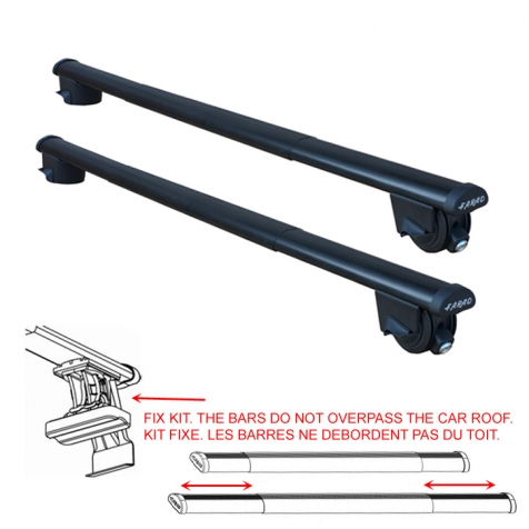 IRON 3 SM02 FARAD LONG telescopic roof bars