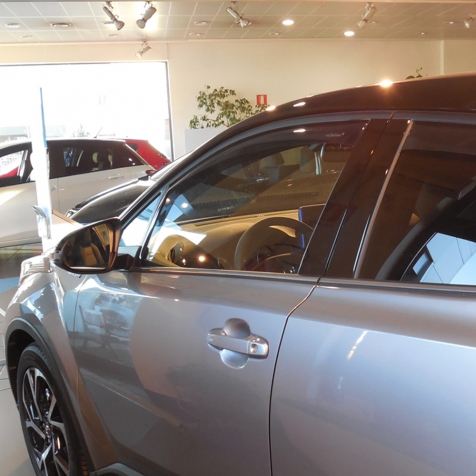 Windabweiser für vordere Fenster standard Fixierung