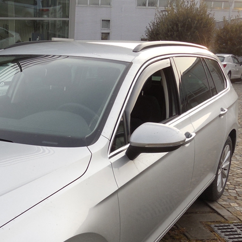 Windabweiser für vordere Fenster standard Fixierung