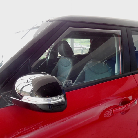 Windabweiser für vordere Fenster standard Fixierung