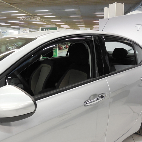 Windabweiser für vordere Fenster standard Fixierung