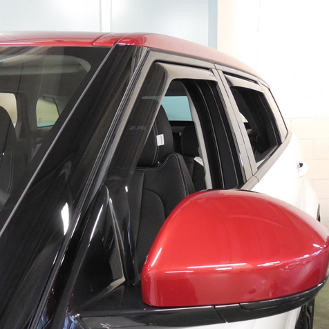 Windabweiser für vordere Fenster standard Fixierung