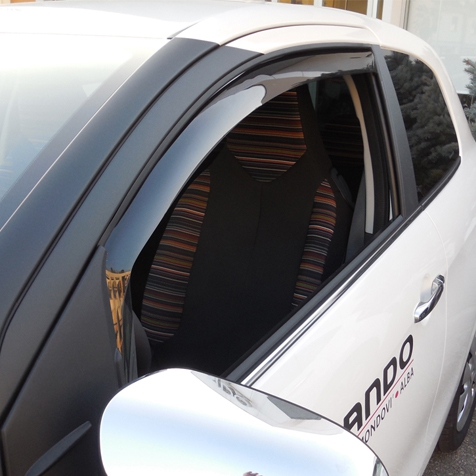 Windabweiser für vordere Fenster standard Fixierung