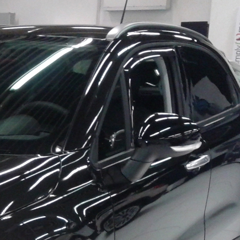 Windabweiser für vordere Fenster standard Fixierung