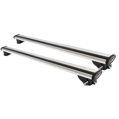 Barres de toit FARAD AERODYNAMIC SILVER BM03 cm. 130