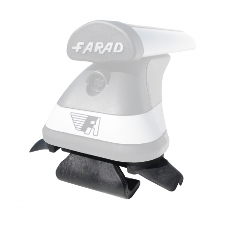 Barres de toit FARAD AERODYNAMIC SILVER LUX HX cm. 100