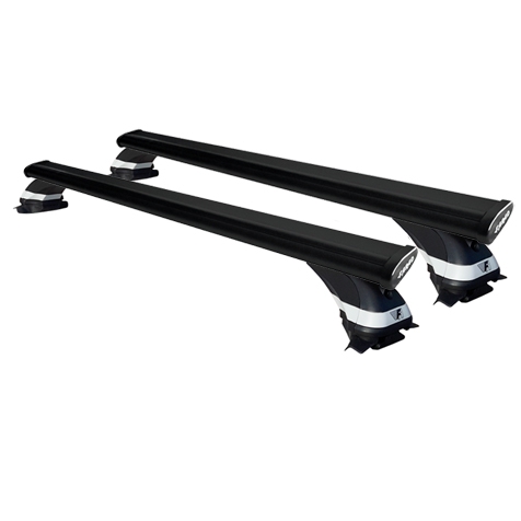 Barres de toit FARAD AERODYNAMIC BLACK LUX HX cm. 130