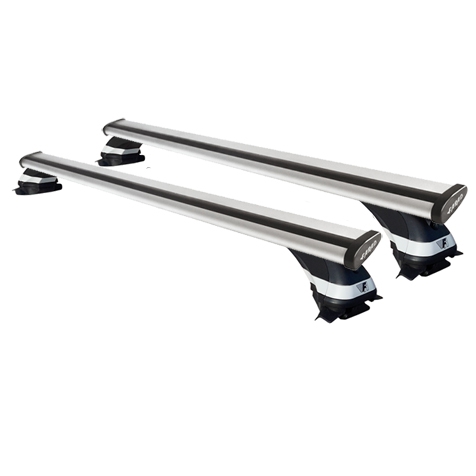 Barres de toit FARAD AERODYNAMIC SILVER LUX LX cm. 100