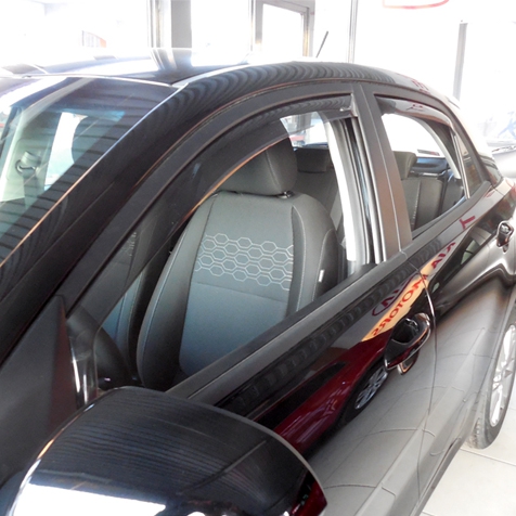 Windabweiser für vordere und hintere Fenster