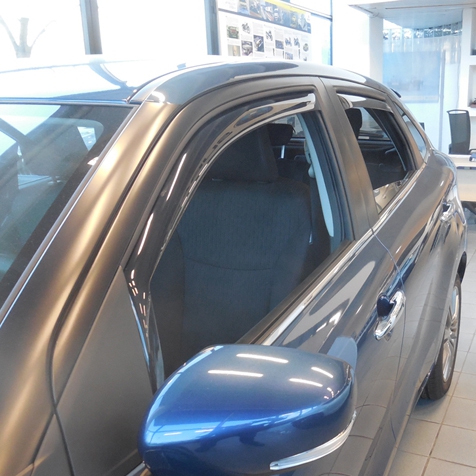 Windabweiser für vordere und hintere Fenster