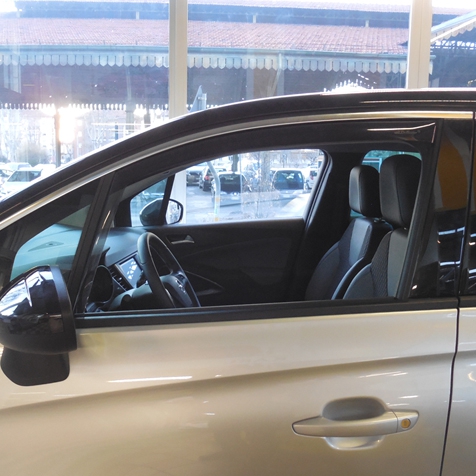 Windabweiser für vordere und hintere Fenster