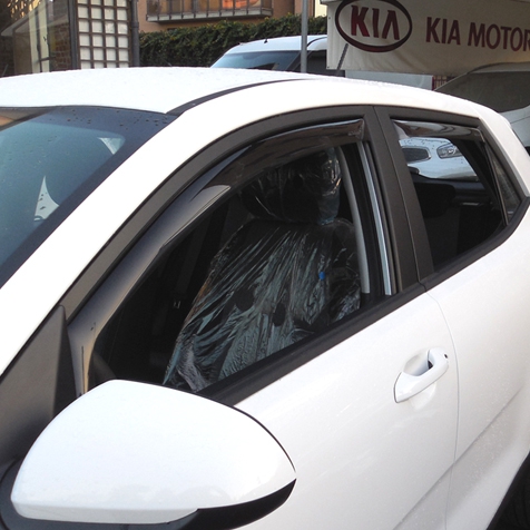 Windabweiser für vordere und hintere Fenster