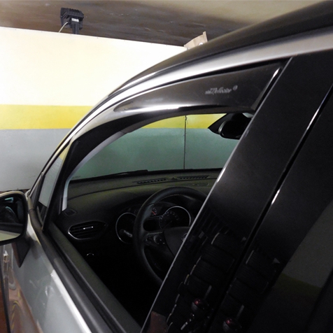 Windabweiser für vordere fenster  standard Fixierung