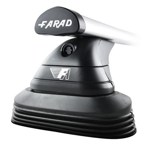 Barres de toit FARAD AERODYNAMIC SILVER LUX PR cm. 120