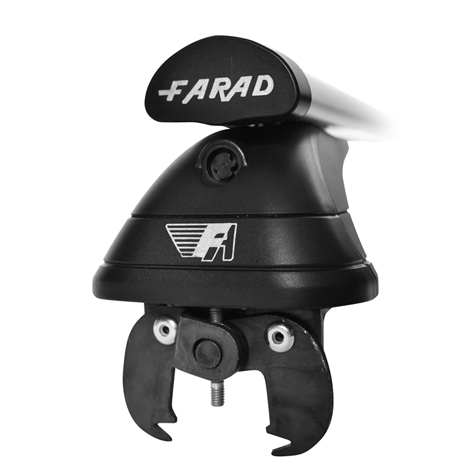 Barres de toit FARAD AERODYNAMIC SILVER LUX PK cm. 120