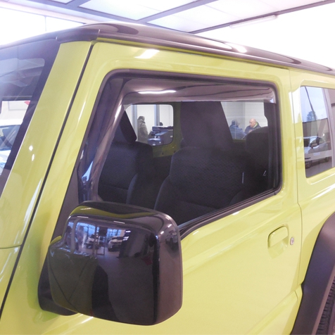 Windabweiser für vordere Fenster standard Fixierung