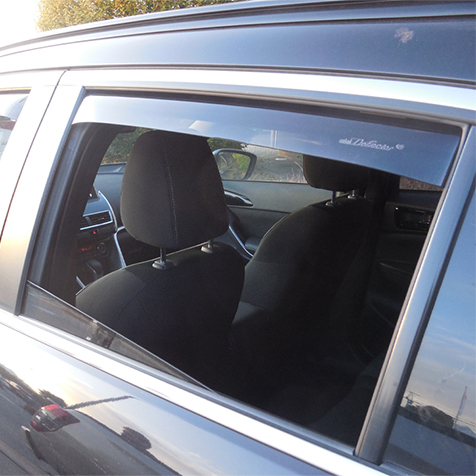 Windabweiser für vordere und hintere Fenster