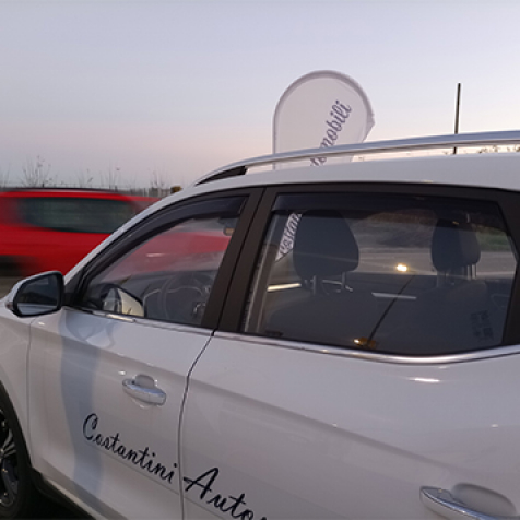 Windabweiser für vordere Fenster standard Fixierung