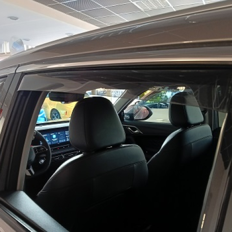 Windabweiser für vordere und hintere Fenster