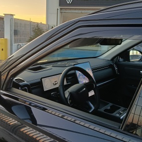 Windabweiser für vordere Fenster standard Fixierung