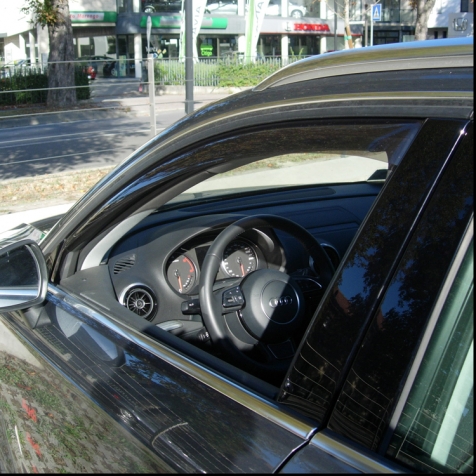 Windabweiser für vordere Fenster standard Fixierung